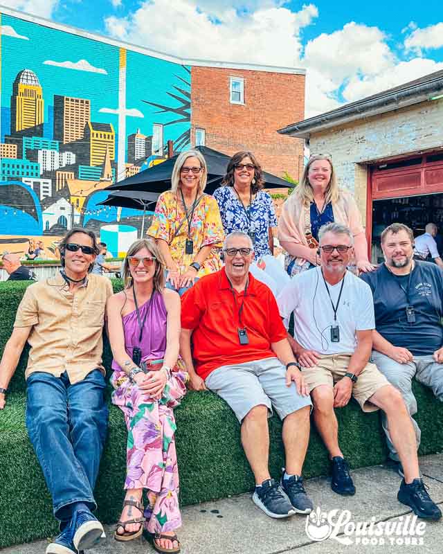 Guests on a private corporate tour with Louisville Food Tours