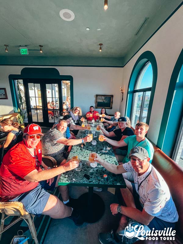 Guests on a private corporate tour with Louisville Food Tours