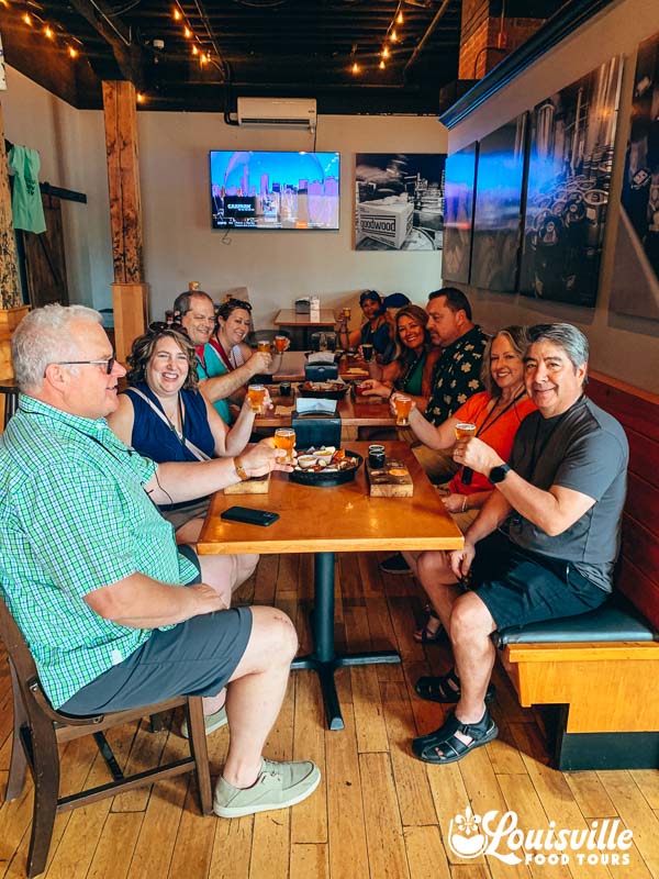 Guests on a private corporate tour with Louisville Food Tours
