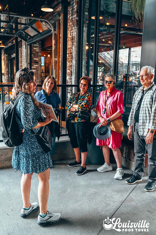 Tour Group on a food tour in NuLu neighborhood, Louisville, Kentucky