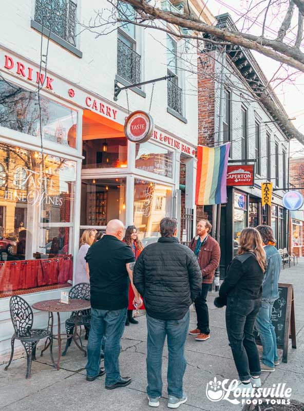 Guests on the Bourbon Food Tour in NuLu with Louisville Food Tours Louisville Kentucky